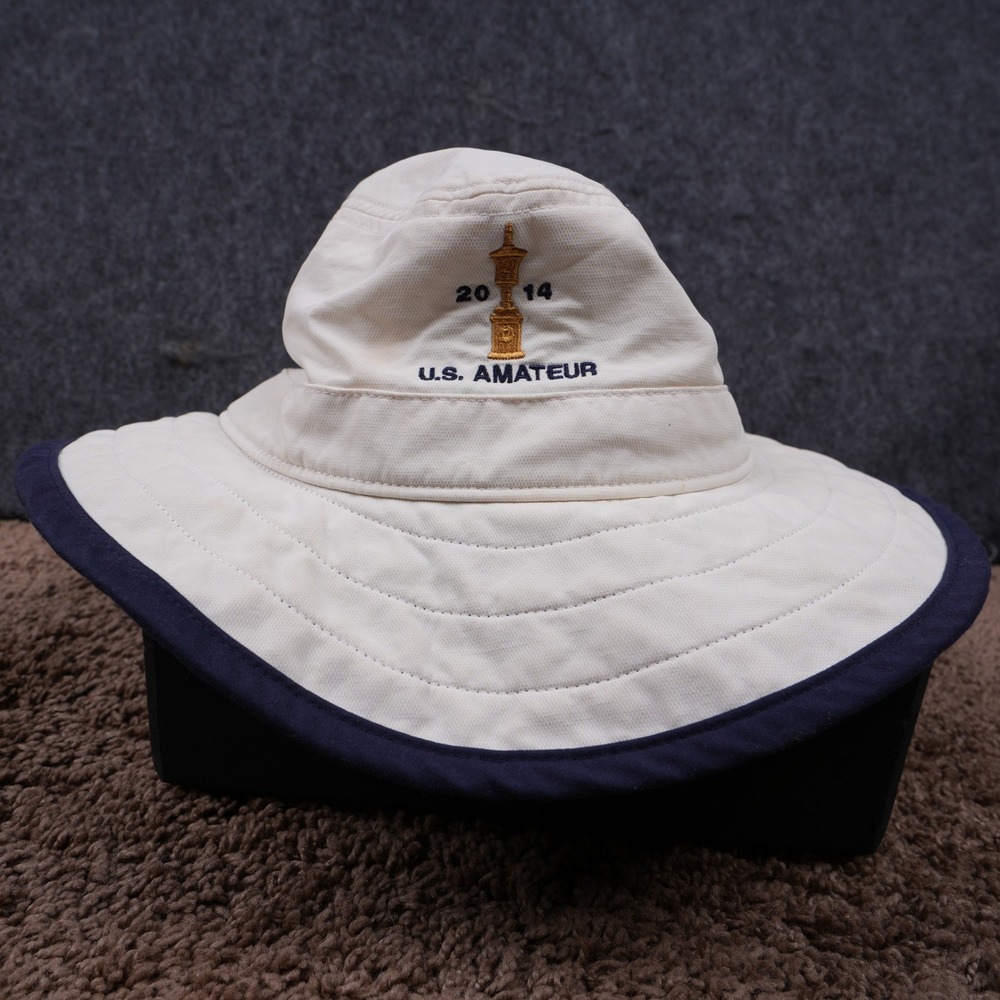 2014 FootJoy U.S. Amateur Bucket Hat Men L/XL White Good Sun Protection